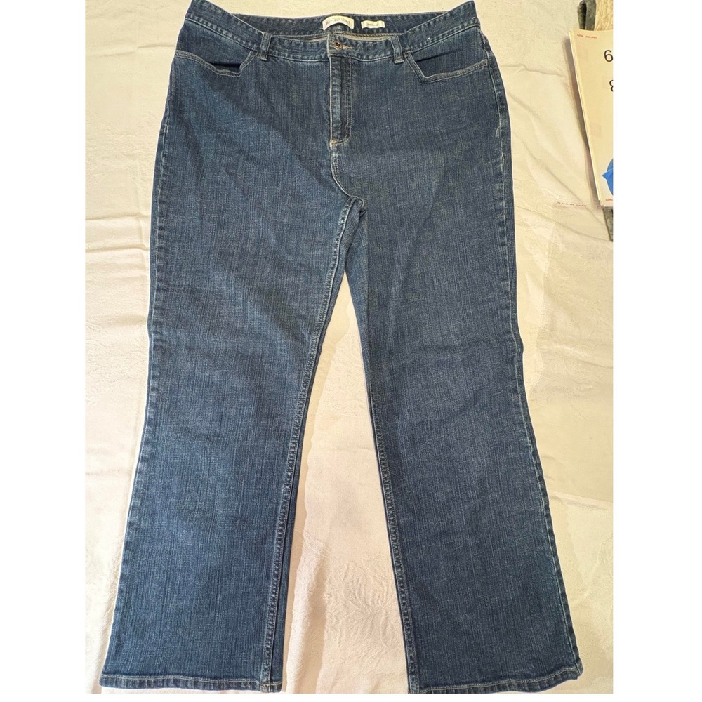 Northern Reflections Weekend Ankle Jeans Dark Wash Stretch Denim 50F11-09A